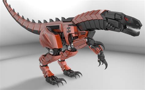 Raptor dinosaur robot by Vladim00719 | 3DOcean