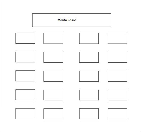 Classroom Seating Chart Template - 10+ Examples in PDF, Word, Excel ...