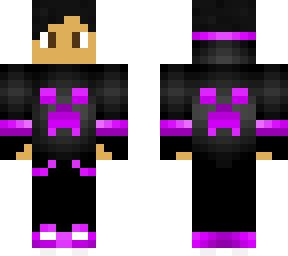 purple gamer boy | Minecraft Skin