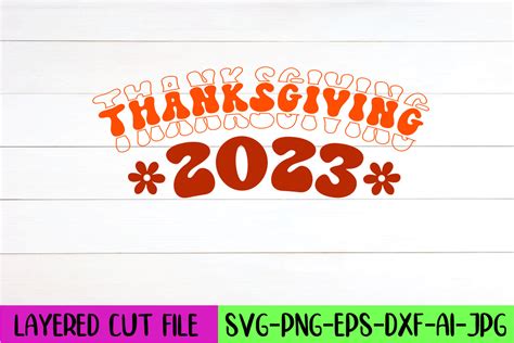 Thanksgiving 2023 Retro Design Graphic by Artistrner · Creative Fabrica