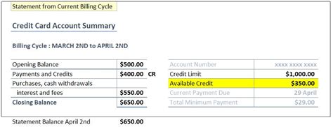 What is a Credit Card Balance - Understand Credit Card Statement