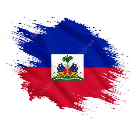 Haiti New Watercolor Flag Brush, Haiti, Flag, Haiti Day PNG Transparent ...