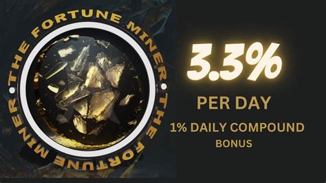 3.33% PER DAY |FARM OF FORTUNE FORTUNE MINERS | ROI DAPP | 1% DAILY ...