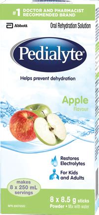 Pedialyte® Powder Sachets - Apple Flavour