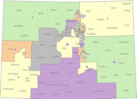 Colorado redistricting commission reveals preliminary House, Senate ...