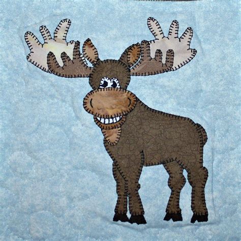 Moose PDF applique quilt block pattern | Etsy in 2021 | Applique quilts, Patchwork quilting ...