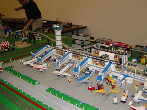 Lego airport, Lego design, Lego modular