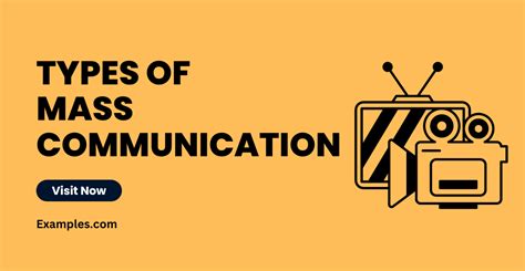 Types of Mass Communication - Examples