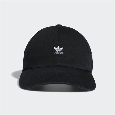 adidas Women's Mini Logo Relaxed Hat - Black | CL5235 | adidas US