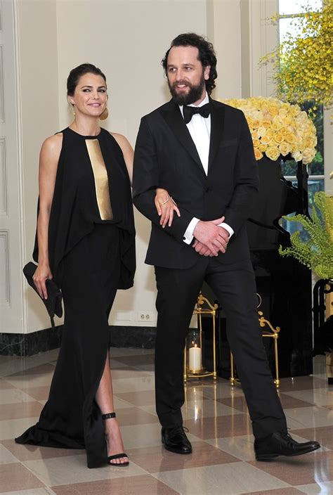 Keri Russell and Matthew Rhys at State Dinner August 2016 | POPSUGAR Celebrity