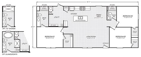 Fleetwood Double Wide Mobile Home Floor Plans - Carpet Vidalondon