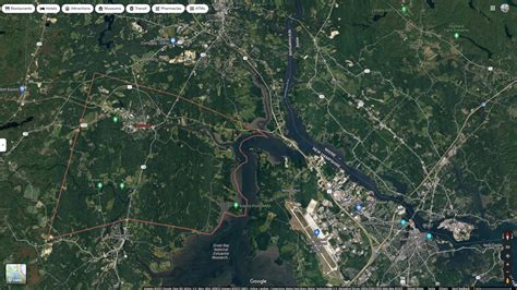 Durham New Hampshire Map and Durham New Hampshire Satellite Image