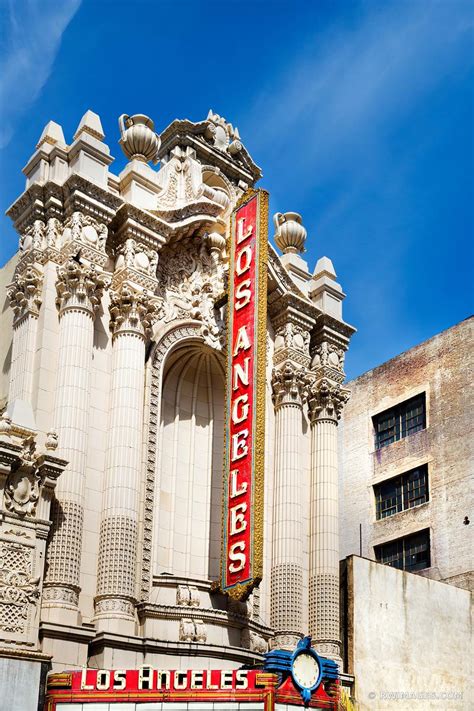 Framed Photo Print of HISTORIC THEATRE DOWNTOWN LOS ANGELES CALIFORNIA ...