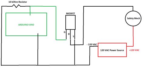 switching - MOSFET switch in 120 V AC application with Arduino Uno ...