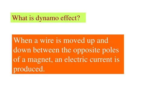 PPT - Dynamo Effect PowerPoint Presentation, free download - ID:6308684