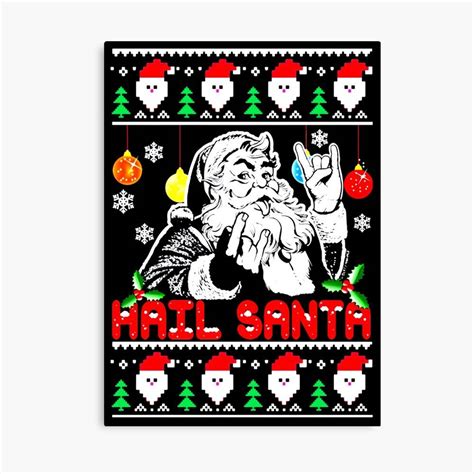 Hail Santa Santa Dabbing Merry Christmas Snoop Dogg Meme – Poster ...