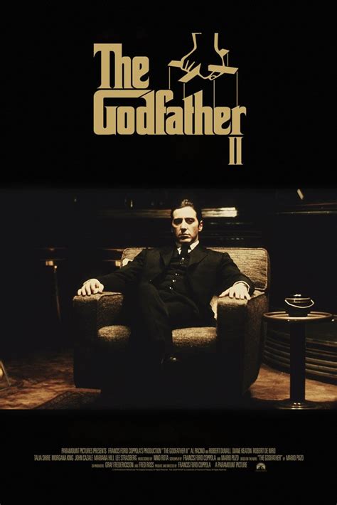 The Godfather Part II (1974) Poster – My Hot Posters