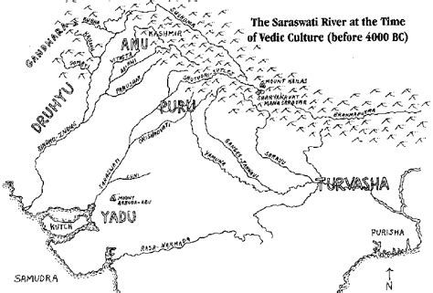 Saraswati River satellite map - BooksFact - Ancient Knowledge & Wisdom