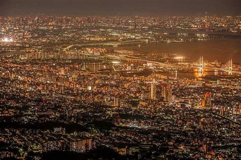 Night View Of Kobe From Ichige Night Kobe City Night View Photo ...