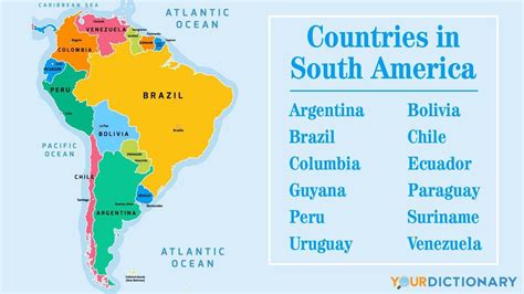 How Many Countries Are in South America? A Complete List | YourDictionary