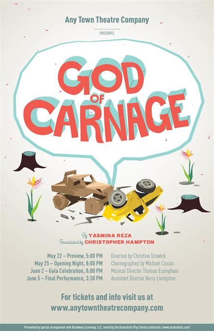 God Of Carnage Poster | Theatre Artwork & Promotional Material by ...