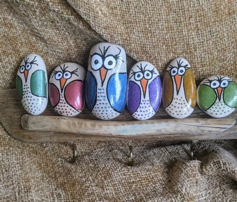 55 Best Owl Painted Rocks - Ideas and Images