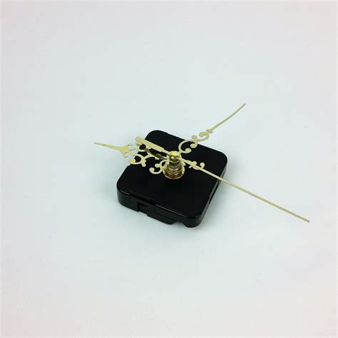 1 Quartz Clock Movement Mechanism and Serpentine Style Brass Colored ...