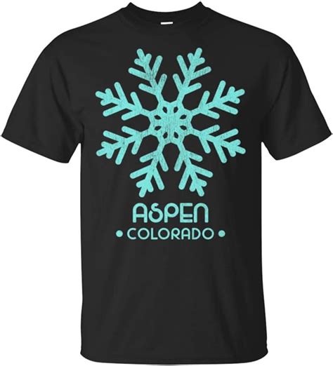 TSHIRTAMAZING Womens Aspen Colorado Skiing T-Shirt: Amazon.ca: Clothing & Accessories