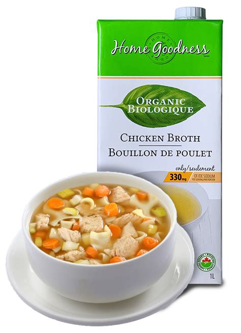 Organic Chicken Broth - Home Goodness - Enhance the flavor of your meals