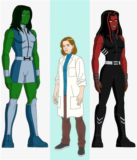 Red She Hulk Transformation Deviantart