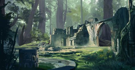 ArtStation - Ruin city concept