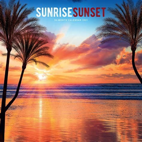 Sunrise And Sunset Calendar - Customize and Print