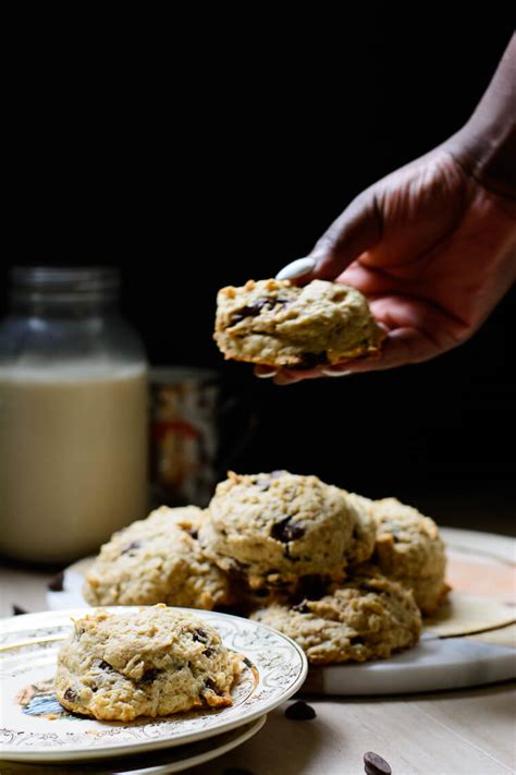 Vegan Rock Cakes (Eggless Chocolate Chip Rock Buns) - Yummy Medley