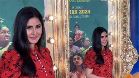 Katrina Kaif Looks Chic in Red Outfit as She Promotes Merry Christmas ...