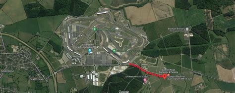 Silverstone Circuit Parking Map