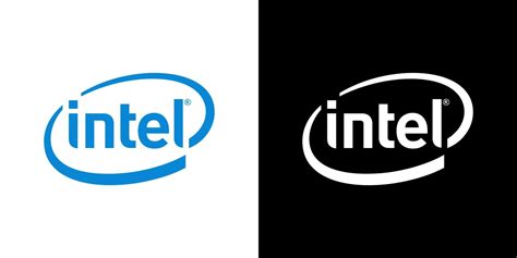 intel logo vector, intel icon free vector 20336367 Vector Art at Vecteezy