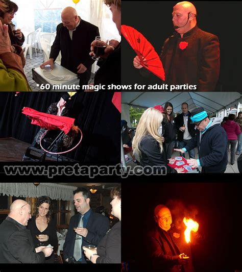 Professional Magicians from Montreal's Pret-A-Party! Call and reserve ...