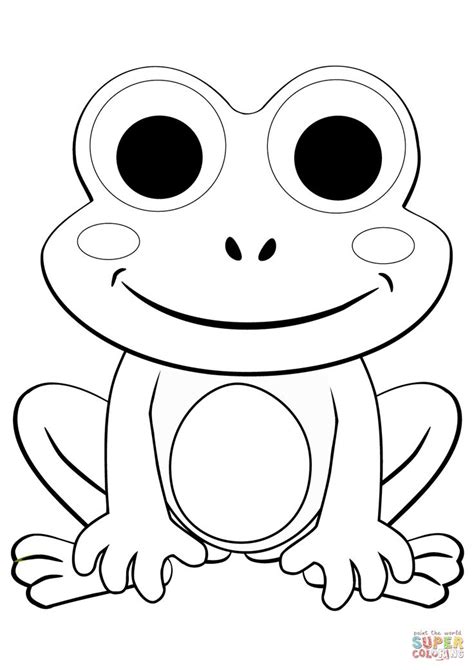 Frogs Printable Coloring Pages | Frog coloring pages, Cartoon coloring pages, Cute coloring pages