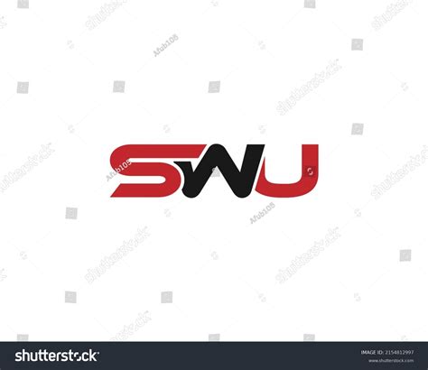 Letter Swu Logo Design Idea Concept Stock Vector (Royalty Free) 2154812997 | Shutterstock