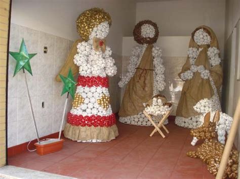 presepio reciclado - Pesquisa do Google | Adornos navideños, Adornos navideños reciclados ...