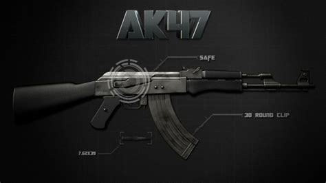 Free download Black Ak47 Wallpaper Ak47 render by slocik [2500x1000 ...