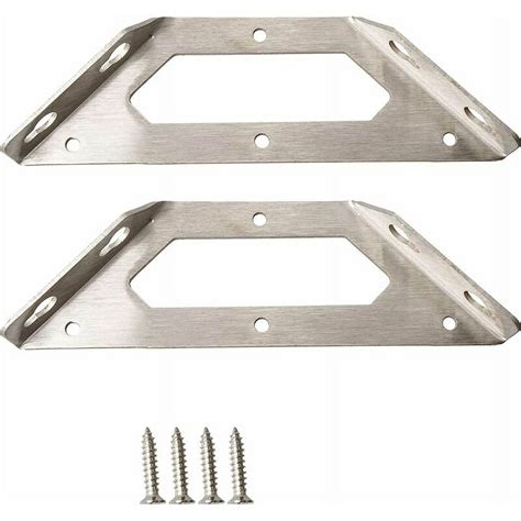 Wall Shelf Bracket, 2 Pieces Metal Shelf Bracket 14.5CM Wall Shelf ...