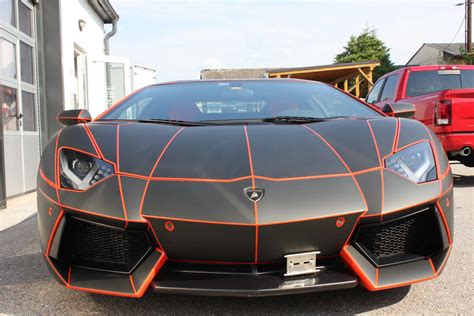 Lamborghini Aventador - Tron design | WrapStyle