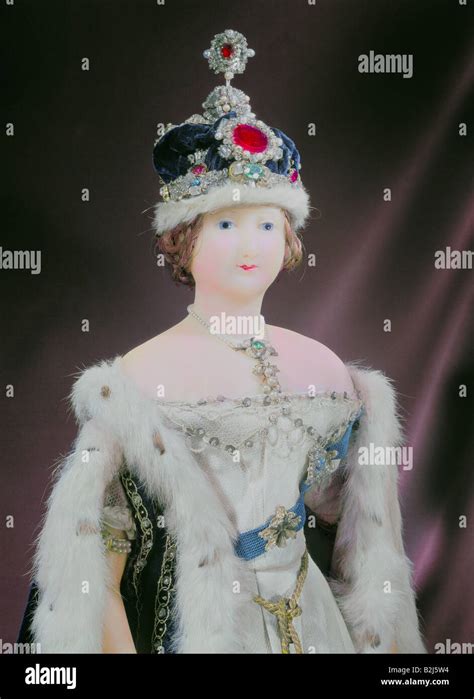 toys, dolls, "Queen Victoria", doll typ of the English Queen (1819 ...