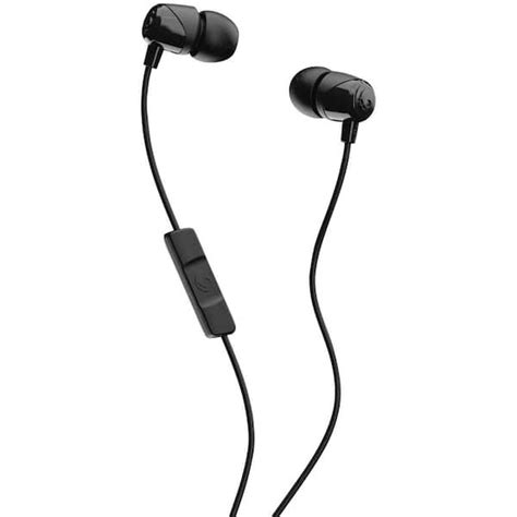 Skullcandy Jib In-Ear Earbuds with Microphone in Black S2DUYK-343 - The ...