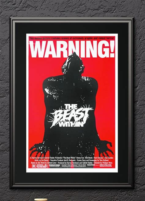 The Beast Within 11 X 17 Deluxe Poster Art - Etsy