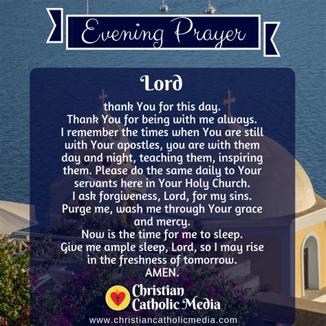 Evening Prayer Catholic Thursday 1-16-2020 – Christian Catholic Media