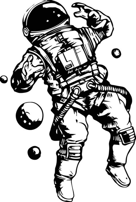 Astronaut SVG Space Svg Astronaut Clipart Astronaut Files | Etsy