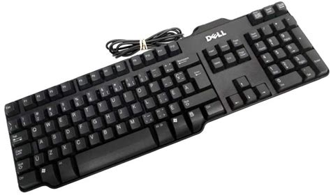 Dell YH803 - Black French / Canadian USB Wired Keyboard for Dell ...