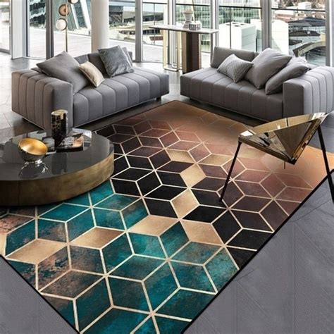 Geometric Pattern Rug - | Rugs in living room, Geometric pattern rug, Geometric carpet